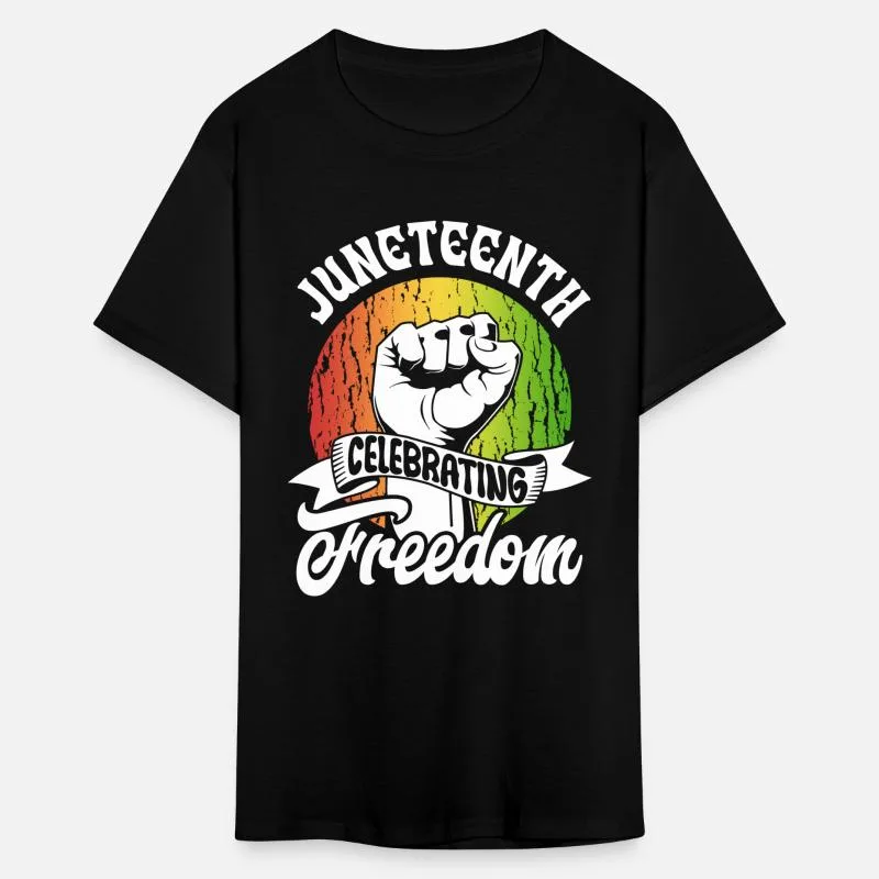 Juneteenth Celebrating Freedom African 1865 T-Shirt